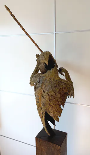 Jacques Van Den Abeele - Violonist, bronzen beeld (groot, zwaar) kopen? Bied vanaf 2750!