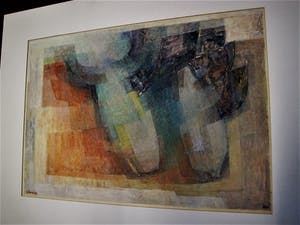 Caveto - pseudoniem van Jan Dohmen (Bladel 1923-) grote Aquarel - Abstract - gesigneerd kopen? Bied vanaf 20!