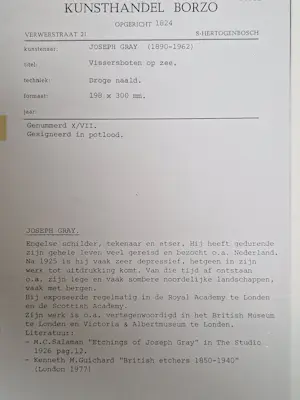 Joseph Gray - Fishing boats kopen? Bied vanaf 25!