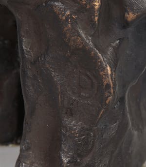 Paulus Reinhard - Brons en marmer, Fluitspeler kopen? Bied vanaf 400!