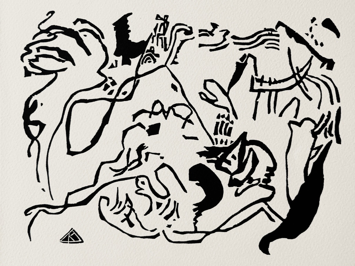 Wassily Kandinsky - Das Jüngste Gericht - Original-Holzschnitt 1911 Roethel 146 kaufen? Bieten Sie von 75!