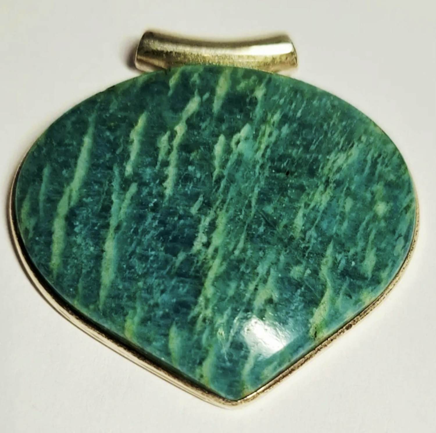 Nieuwe zilveren hanger met Amazoniet gevonden uit de King Solomon Mine kopen? Bied vanaf 75!