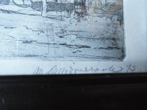 Martinus Leonardus Middelhoek - grafiek - landschap kopen? Bied vanaf 20!