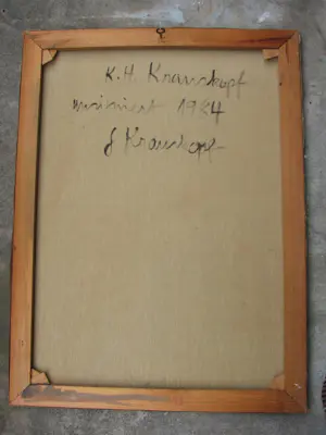 Karl-Heinz Krauskopf - OHNE TITEL - ÖL LEINWAND 1984 kopen? Bied vanaf 300!