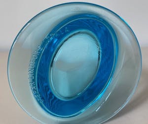 Iittala - Blauw waterglas 'Boy' ontwerp Stefan Lindfors kopen? Bied vanaf 1!