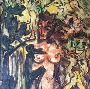 Jos Mous - expressionistische naakte figuren kopen? Bied vanaf 139!