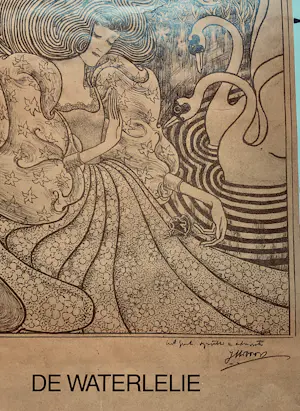 Jan Toorop - Affiche de Waterlelie, gedicht Frederik van Eeden kopen? Bied vanaf 20!