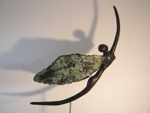 Brons (Onbekend) - Zwaar brons sculptuur van een Engel kopen? Bied vanaf 150!
