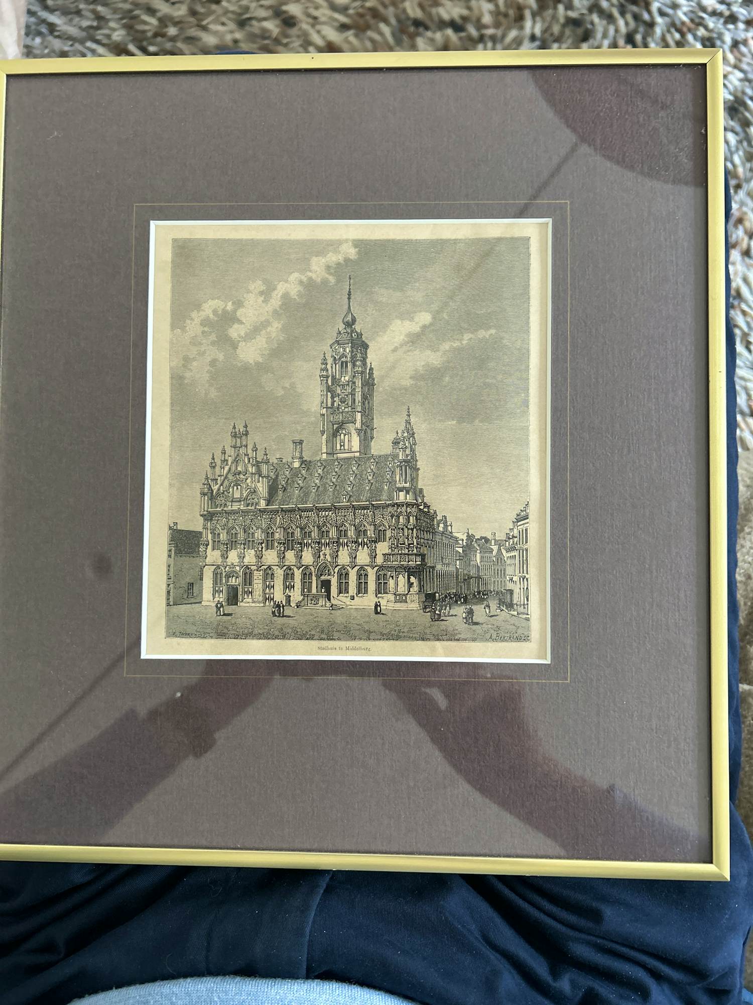 Albert Dillens - De aarde en haar volken; stadhuis Middelburg kopen? Bied vanaf 100!