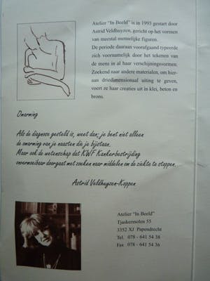 Astrid Veldhuyzen-Koppen - Beeld / Sculptuur " Omarming " kopen? Bied vanaf 60!