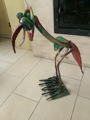 Wim Cerneus - Koopje : Prachtig beeld van een vogel , beschilderd door Herman Brood kopen? Bied vanaf 750!