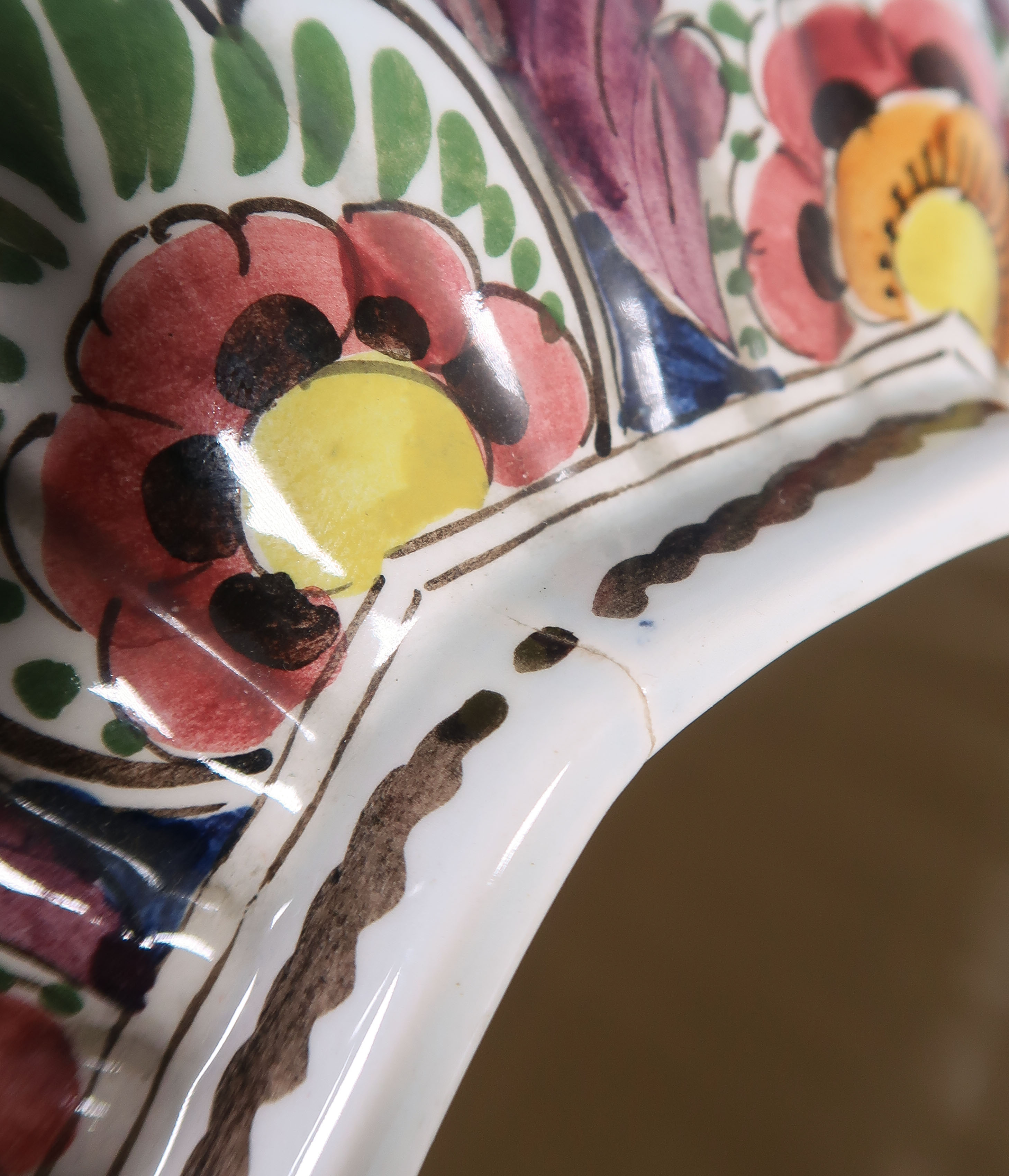Keramiekfabriek Velsen - Aardewerk, Polychrome dekselvaas kopen? Bied vanaf 35!