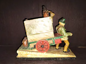 Tich VandenBalck - De orgeldraaier (ook wel L'Orgue de Barbarie in het Frans) (N80 Art Brabacon) kopen? Bied vanaf 40!