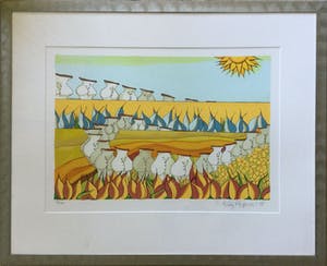 Patty Harpenau - Avondvierdaagse | zeefdruk (ingelijst) kopen? Bied vanaf 45!