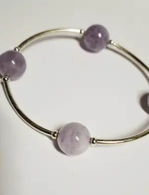 Nieuwe zilveren armband met Amethist edelsteen kopen? Bied vanaf 50!