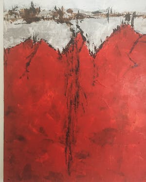 John Foppen - Vista in Red+ Wh.+ Bl.. ........# K 02. XL . GROOT. kopen? Bied vanaf 189!
