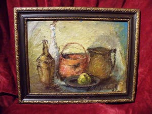 Piet van den Bergh - Expressionistisch stilleven - kopen? Bied vanaf 99!