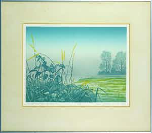 Hans Heijman - Kleurenets, In het land kan ik leven - Ingelijst verkocht voor € 35!