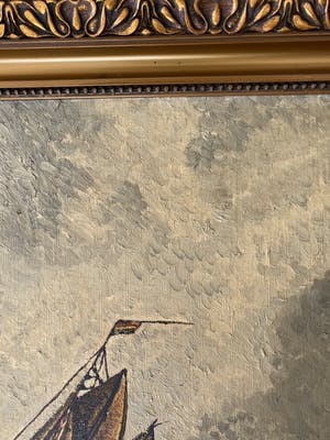 Niet of onleesbaar gesigneerd - Hollandse school - zee kopen? Bied vanaf 1!