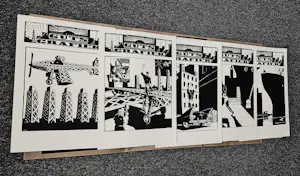 Erik Kriek - zijn eerste (1991) complete "Gutsman" serie van 6 linosneden - potloodgesigneerd kopen? Bied vanaf 470!