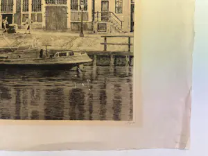 Willem Witsen - West-Indisch Huis - mooie en originele ets kopen? Bied vanaf 200!