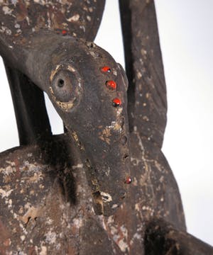 Bobo - Hout, Dansmasker kopen? Bied vanaf 1!