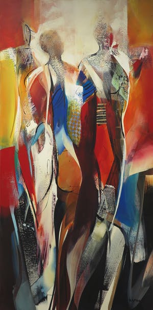 Peter Meijer - Acryl op doek, Tweeluik 'Ecce Homo I & II' (Zeer groot) kopen? Bied vanaf 1000!