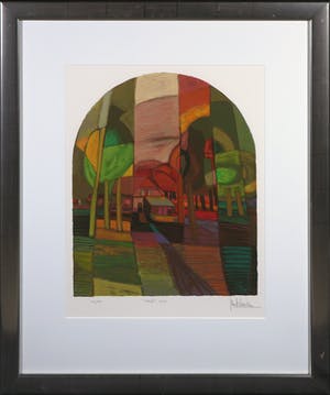 Ton Schulten - Zeefdruk, Herfst - Ingelijst kopen? Bied vanaf 150!