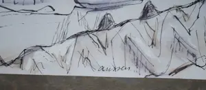 Rob Aussen - 9 inkttekeningen - strandscenes ca. 1983 kopen? Bied vanaf 75!