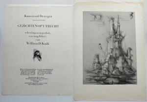 Dirkje Kuik - Affiche Kunstzaal De Reiger + print kopen? Bied vanaf 20!