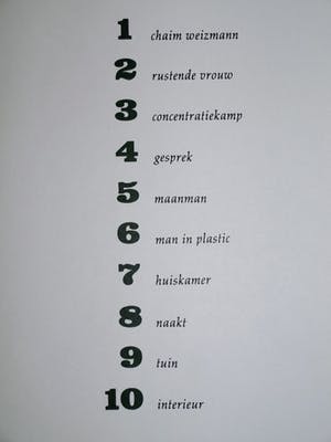 Aad de Haas - 8 Linosneden uit “Terugblik” , met omslag – 1976 kopen? Bied vanaf 250!