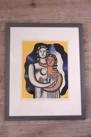 Fernand Leger - Les deux figures - uit Derriere le miroir 79-80-81 / 1955 verkocht voor € 75!