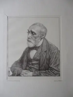 Jan Veth - portret van de schilder Jozef Israëls kopen? Bied vanaf 80!