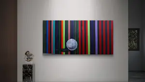 Elva Polyakova - Abstract vallende maan kopen? Bied vanaf 10!