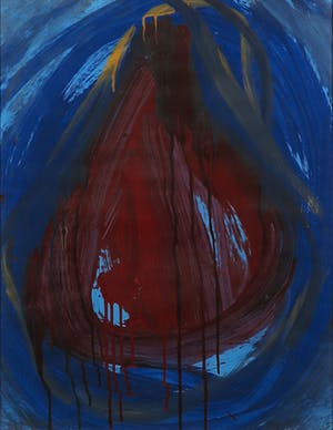 Ans Swart - Acryl op doek, Hinter meine Augen V - Ingelijst kopen? Bied vanaf 1!