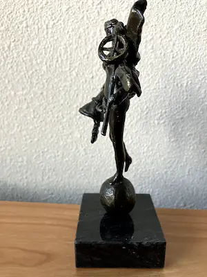 Brons (Onbekend) - Modern beeld " VROUWE FORTUNA " godin toeval of lot. kopen? Bied vanaf 45!