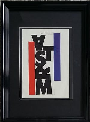 Siep van den Berg - Collage op papier kopen? Bied vanaf 100!