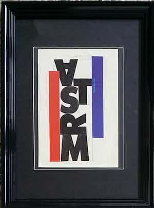 Siep van den Berg - Collage op papier verkocht voor € 100!