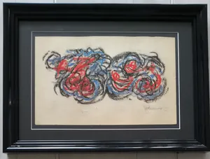 Theo Wolvecamp - Abstracte voorstelling kopen? Bied vanaf 235!