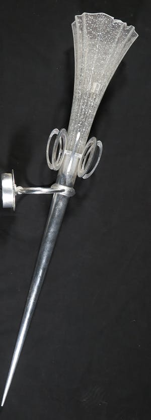 Curiosa - Toortslamp met kristallen kap kopen? Bied vanaf 1!