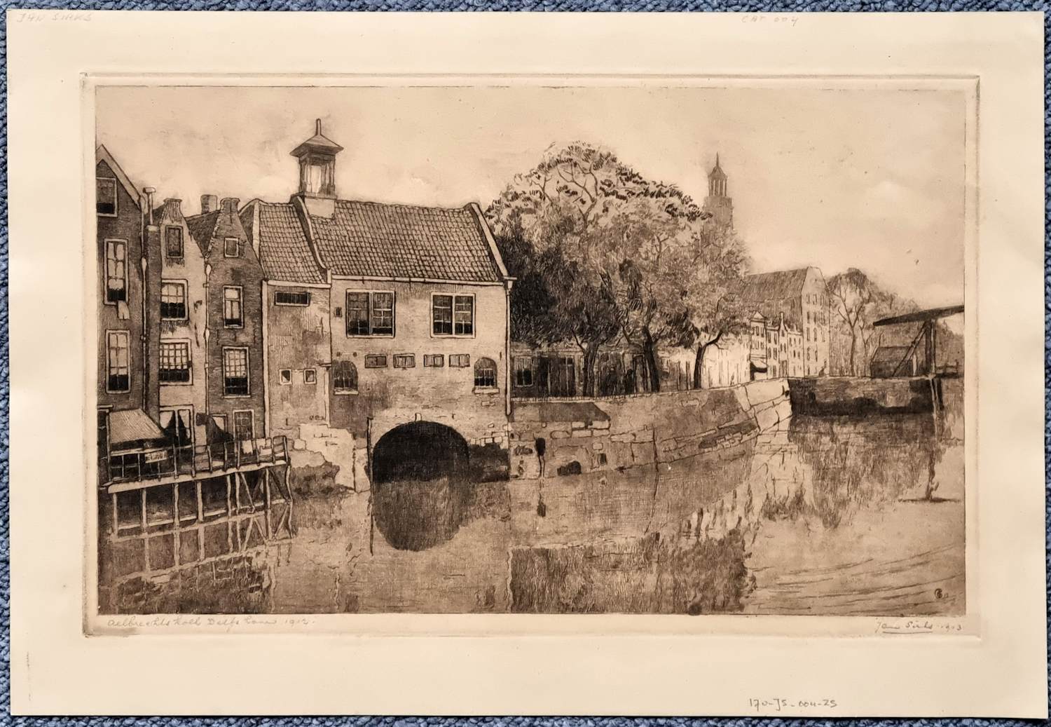 Jan Sirks - Aelbrechtskolk Delfshaven 1912 170-JS kopen? Bied vanaf 40!