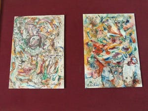 Carla Schot - Olieverfschilderij - Figuren (16+21) kopen? Bied vanaf 35!
