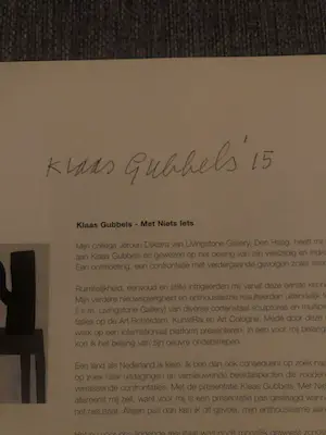 Klaas Gubbels - Met niets iets kopen? Bied vanaf 40!