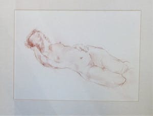 Joop Liesker - liggend naakt kopen? Bied vanaf 50!