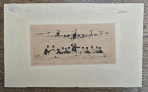 Anton Pieck - Orkest met dirigent - zeldzame handgesigneerde proefdruk kopen? Bied vanaf 135!