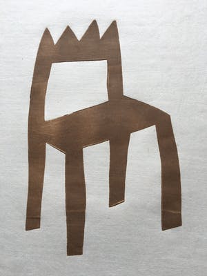 Klaas Gubbels - houtdruk 'Koningsstoel ’ - 2006 - oplage EA kopen? Bied vanaf 350!