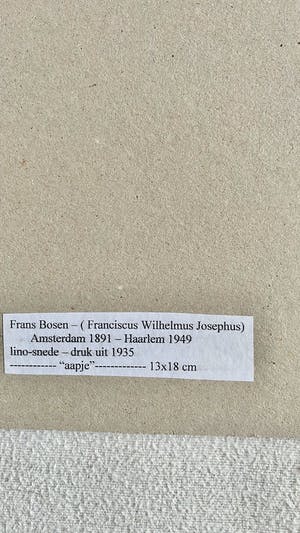 Frans Bosen - Slopje, Ada, Aapje, Chrysant kopen? Bied vanaf 25!