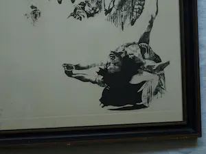 Gerti Bierenbroodspot - Ingelijste ets , Gevallen Engel – 1973 – Lijst, 51½ x 51½ cm kopen? Bied vanaf 40!