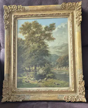 AcheterFrans van Severdonck - Landschap met herder en schapen.? Enchérissez de 600!