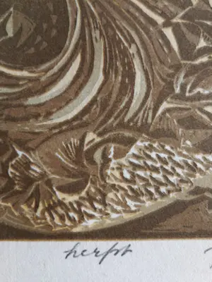 Toon Wegner - Lino "Herfst" kopen? Bied vanaf 10!